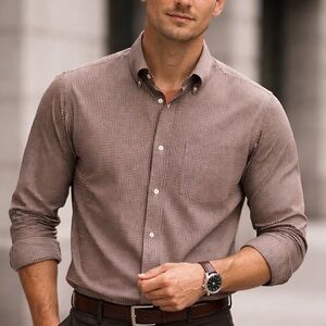 Frank And Oak Houndstooth Button Down L Heritage Smart Casual Classic